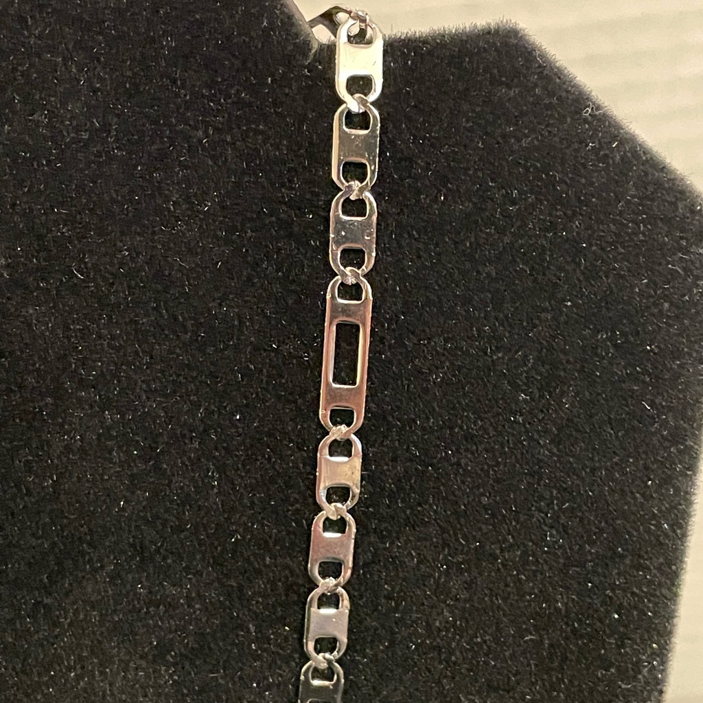 Men's Mariner Stainless Steel Silver 22” Chain Necklace